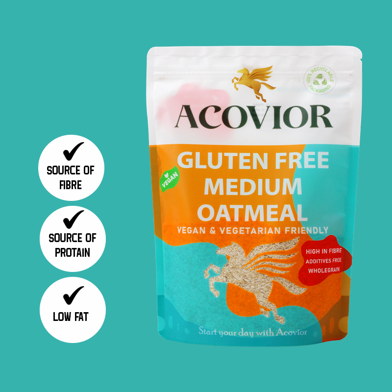 Acovior Gluten Free Medium Oatmeal, Oatmeal,the oatmeal, oatmeal cookies, overnight oats, healthy breakfast, oatmeal stuffing recipe, breakfast muffin banana oatmeal 