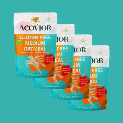 Acovior Gluten Free Medium Oatmeal 4 Pack (4x400g)