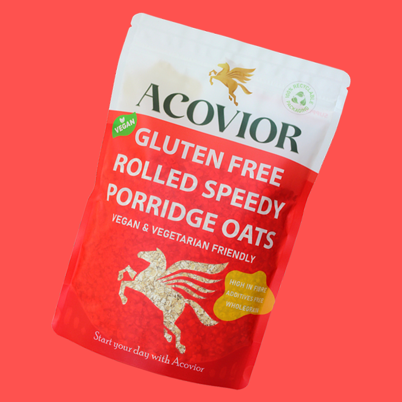 Our delicious Gluten Free Oats is high in fibre and contains 100% wholegrain oats and nothing else — no GM ingredients, no nuts and no added salt or sugar. Its a Porridge Oats that is instant and high in energy and protein - Our Gluten Free Porridge Oats is ideal for anytime of the day, breakfast and baking.